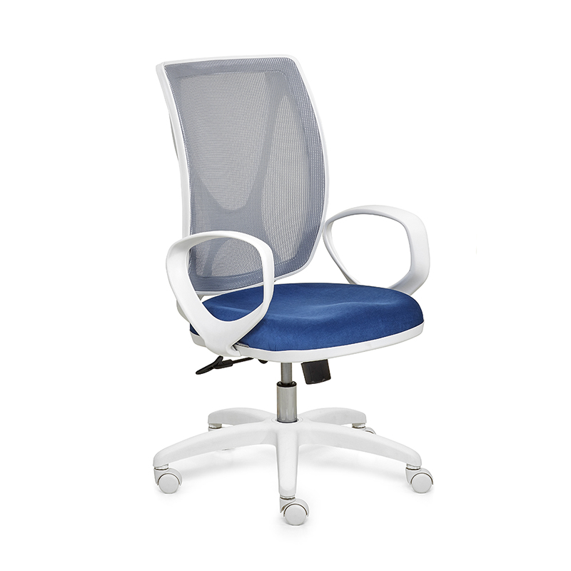 Silla Ergonomica - Respaldo Alto Red - Tapizado - Mov Asyncro - Alma - Blanca - Oficina - Hogar - Estudios