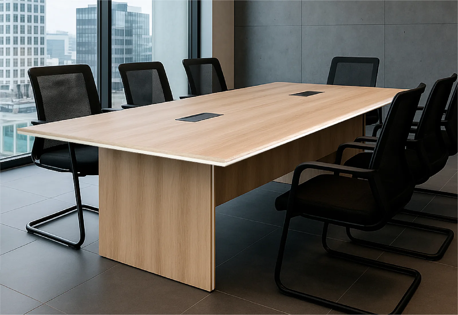 Escritorio180x90x75 base metálica - tapa melamina Oficina - Estudio - Hogar - Empresa