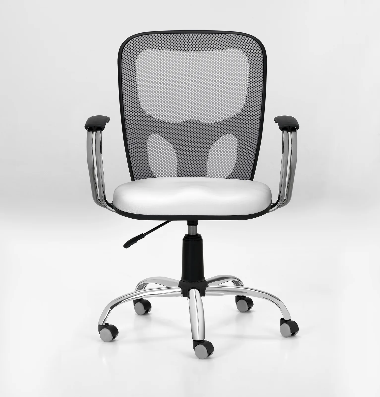 Silla Ergonomica - Respaldo Medio Red - Tapizado - India - Oficina - Hogar - Estudios