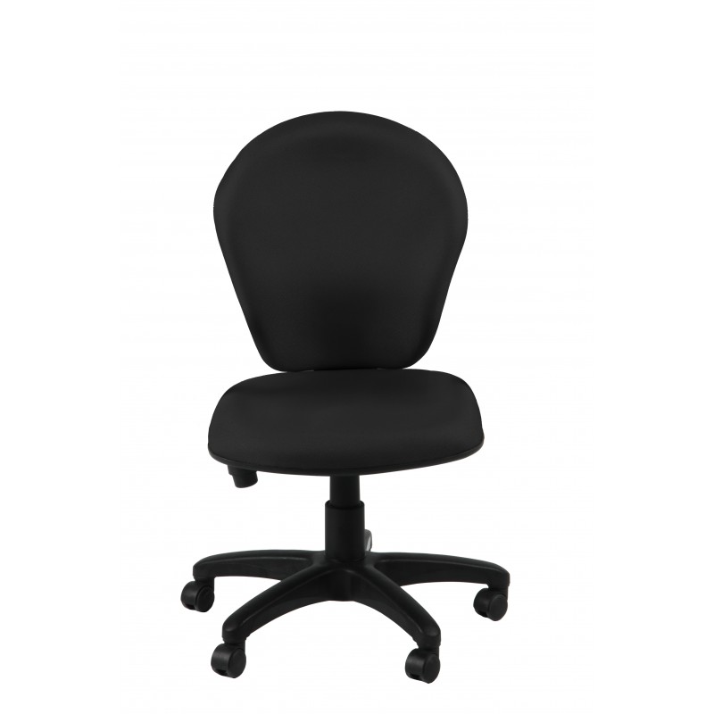 Silla ergonómica giratoria Ergo con respaldo y asiento tapizados