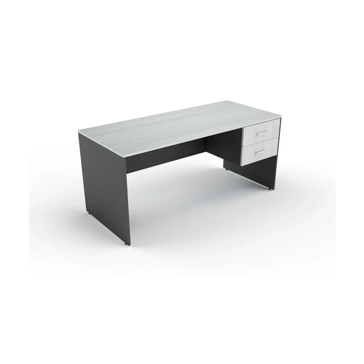 Escritorio - Simple - Cajones - Melamina - 90 x 60 cm - ERGO - Oficina - Estudio - Hogar - Empresa