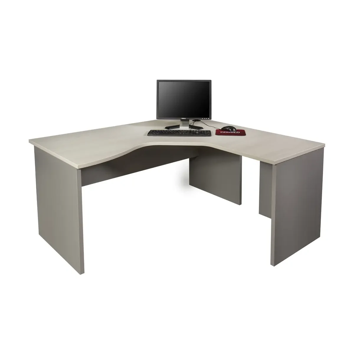Escritorio - Simple - Cajones - Melamina - 135 x 135 cm - ERGO - 25 mm - Oficina - Estudio - Hogar - Empresa