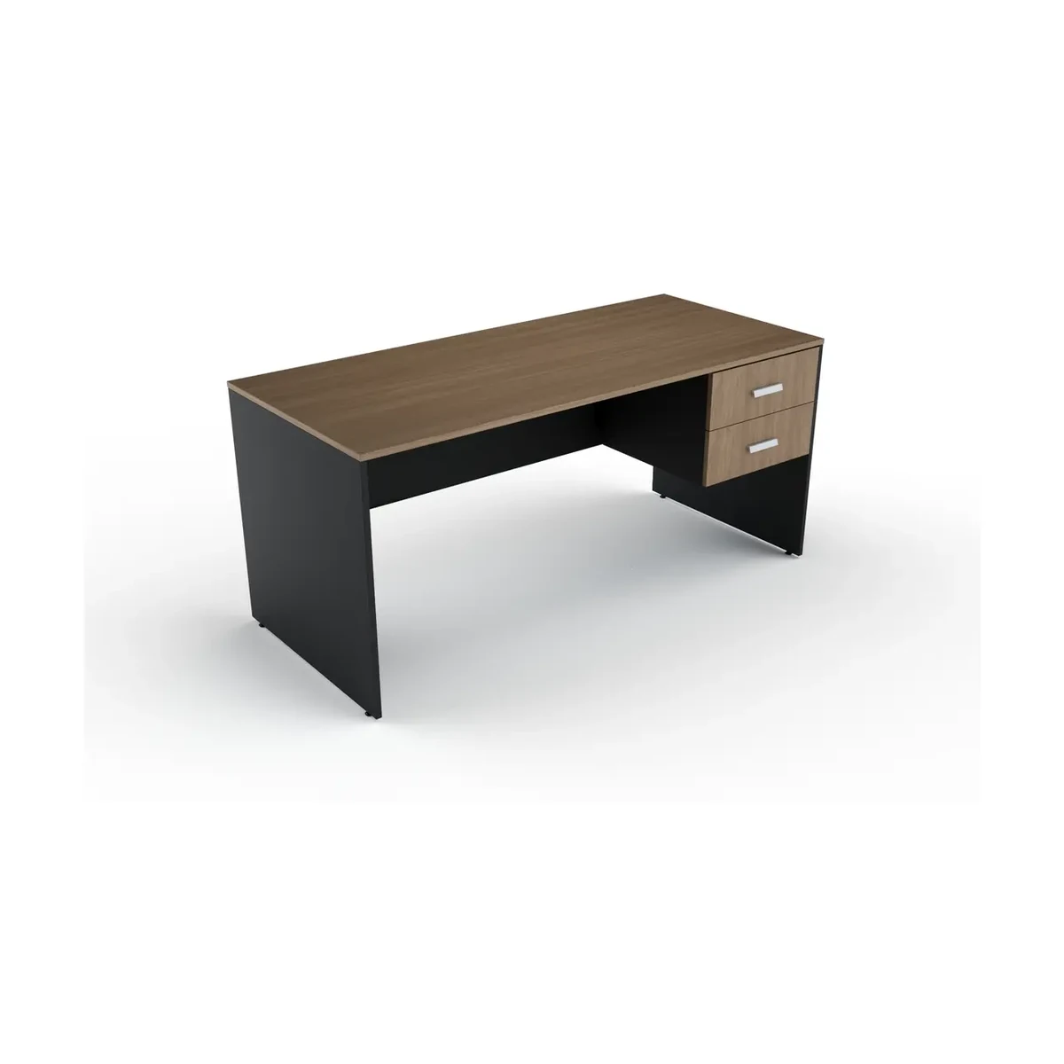 Escritorio - Simple - Cajones - Melamina - 120 x 70 cm - ERGO - Oficina - Estudio - Hogar - Empresa