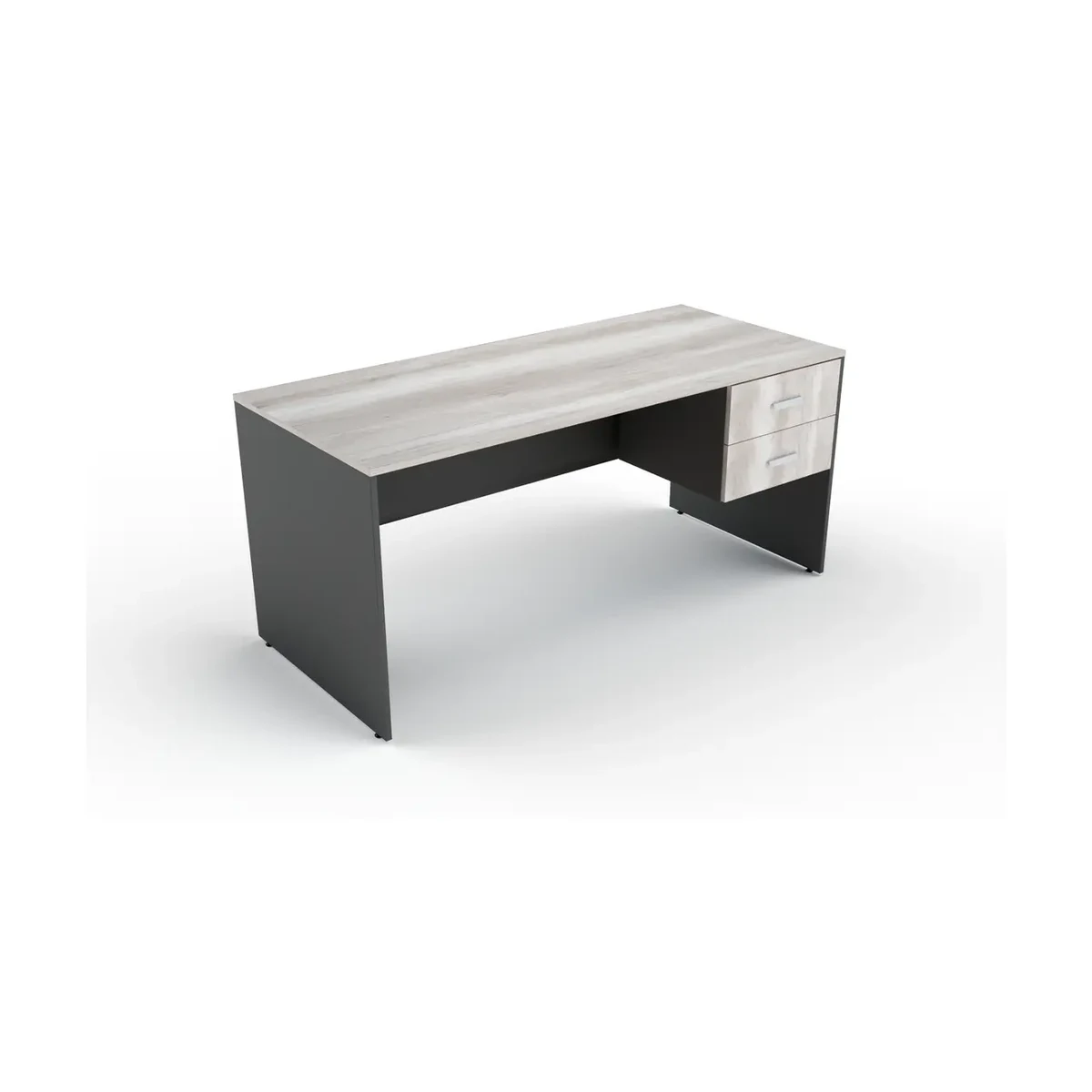 Escritorio - Simple - Cajones - Melamina - 180 x 70 cm - E3 - Oficina - Estudio - Hogar - Empresa